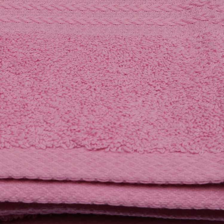 Ręcznik do kąpieli Bainrow 70/140 cm różowy  - zdjęcie 5