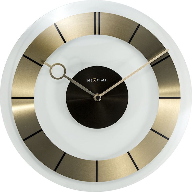 Zegar ścienny Retro 31 cm złoty 