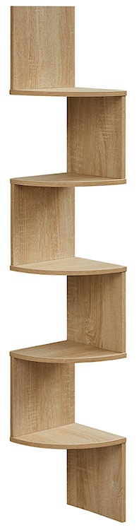 Regał narożny Sonvero z pięcioma półkami 126 cm dąb sonoma