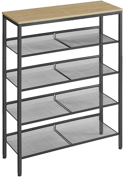 Szafka na buty Sonvero z czterema półkami 75 cm dąb sonoma