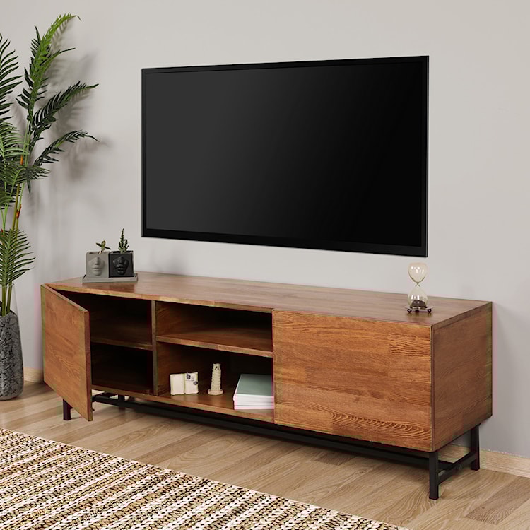 Szafka RTV Wodera drewniana 150 cm  - zdjęcie 4