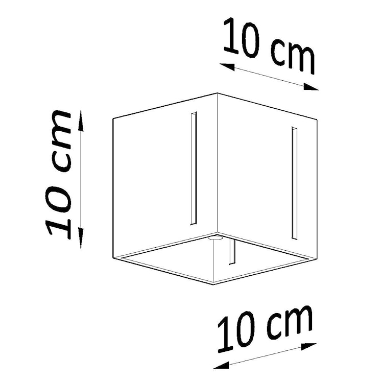 Spot sufitowy Pitte 10x10 cm czarny  - zdjęcie 7