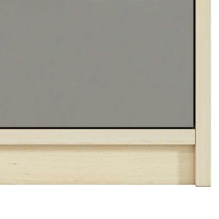 Komoda jednodrzwiowa Madarro z dwiema szufladami szary platyna  - zdjęcie 7