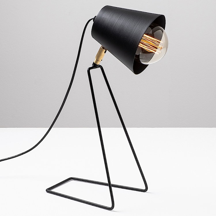 Lampa stołowa Dantarilia minimalistyczna czarna  - zdjęcie 7