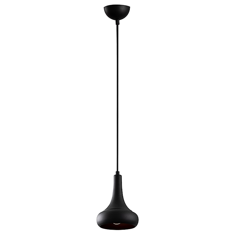 Lampa wisząca Staice nowoczesna średnica 16 cm czarna 