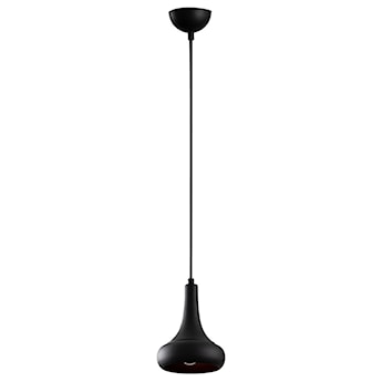 Lampa wisząca Staice nowoczesna średnica 16 cm czarna