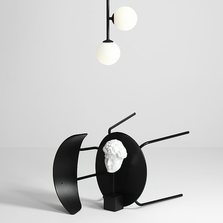 Lampa wisząca Oblishers czarna  - zdjęcie 4