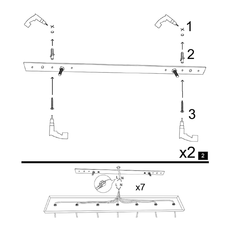 Lampa wisząca Inquill x3  - zdjęcie 6