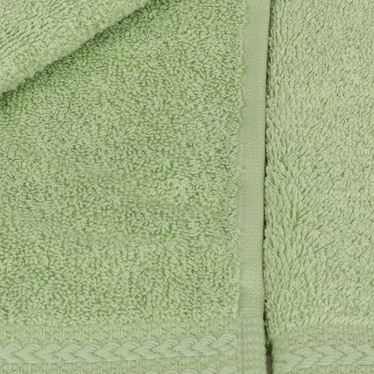 Zestaw sześciu ręczników Bainrow 30/50 cm zielony  - zdjęcie 4