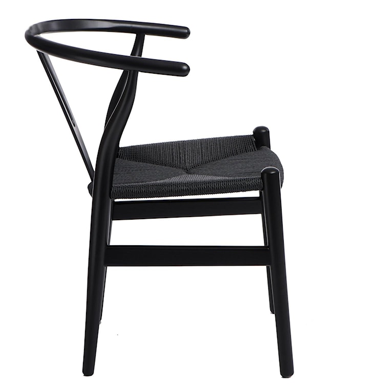 Krzesło Wicker czarne  - zdjęcie 12