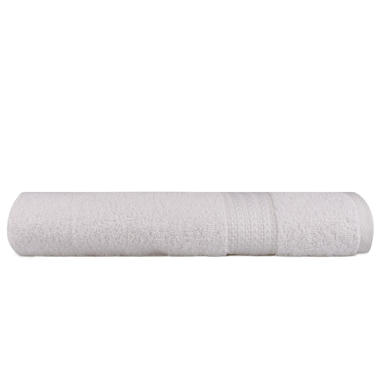 Ręcznik do kąpieli Bainrow 70/140 cm biały  - zdjęcie 2