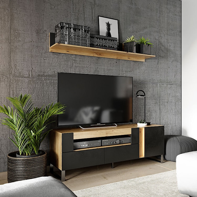 Półka wisząca Mono 150 cm  - zdjęcie 2