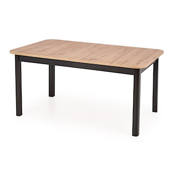 Stół rozkładany Yellion 160-220x90 cm dąb artisan/czarny