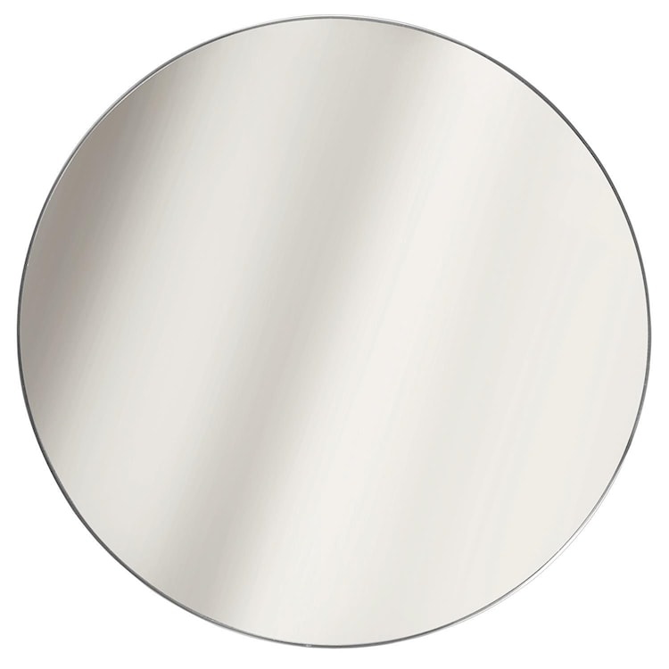Lustro ścienne okrągłe Shaunel średnica 55 cm srebrne  - zdjęcie 2
