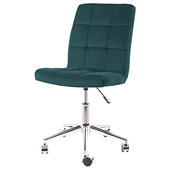 Fotel biurowy Leonero obrotowy zielony velvet
