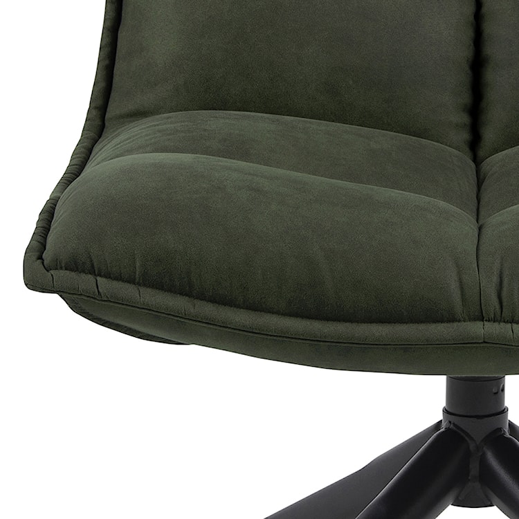 Fotel obrotowy pikowany Ayben oliwkowy  - zdjęcie 6