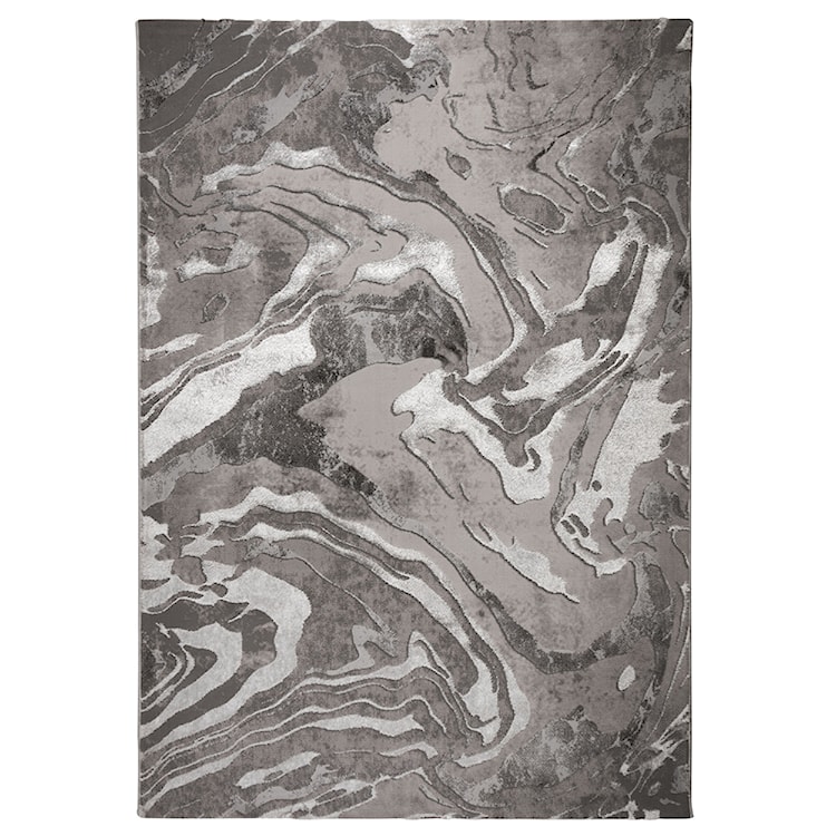 Dywan nowoczesny Marbled srebrny Prostokątny/240x340 cm