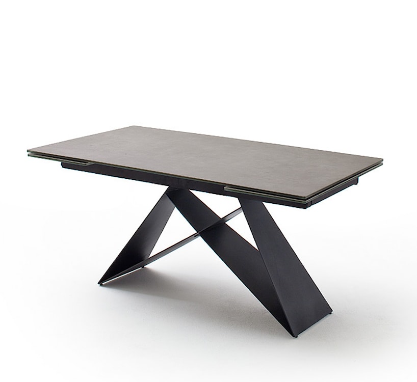 Stół do jadalni Hootion rozkładany 160x240x90 cm antracytowy