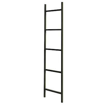 Wieszak na ręczniki Gierce w formie drabinki czarny 50x2x170 cm