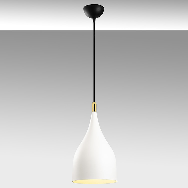 Lampa sufitowa Ardulace średnica 25 cm biała  - zdjęcie 4