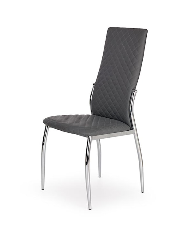 Krzesło tapicerowane Soria szare pikowane  - zdjęcie 8