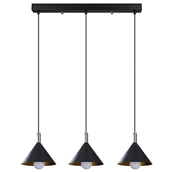 Lampa wisząca Lediane x3 czarna