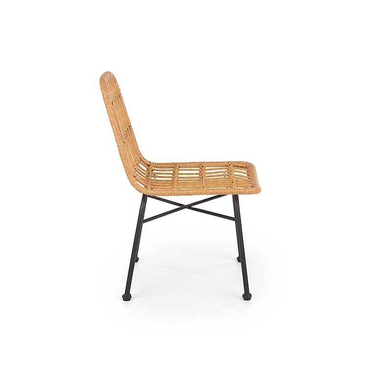Krzesło z tworzywa sztucznego Farryn naturalne  - zdjęcie 4