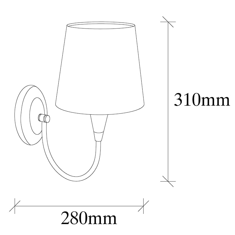 Lampa ścienna Ashlesha złota  - zdjęcie 4