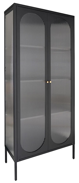 Witryna dwudrzwiowa Nifests 180 cm czarna