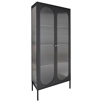 Witryna dwudrzwiowa Nifests 180 cm czarna