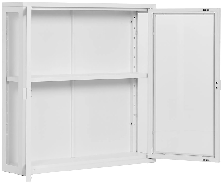 Witryna wisząca Centho 80 cm biała  - zdjęcie 4