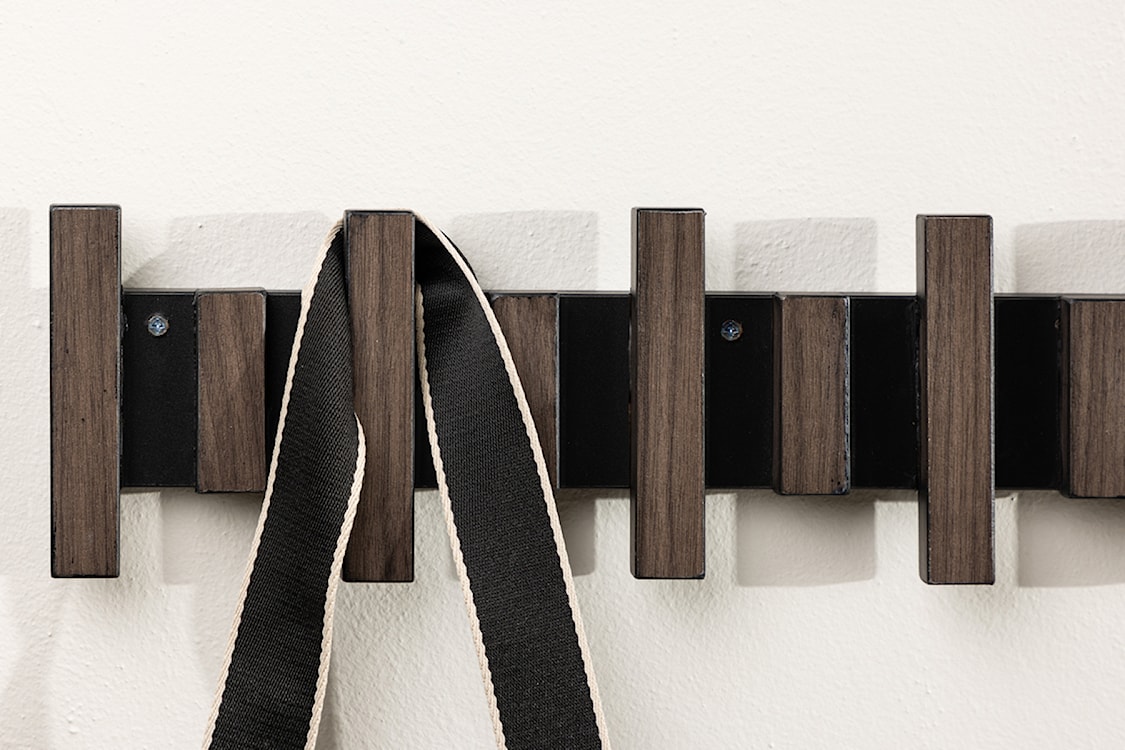 Wieszak ścienny Nimes 75 cm mokka  - zdjęcie 3