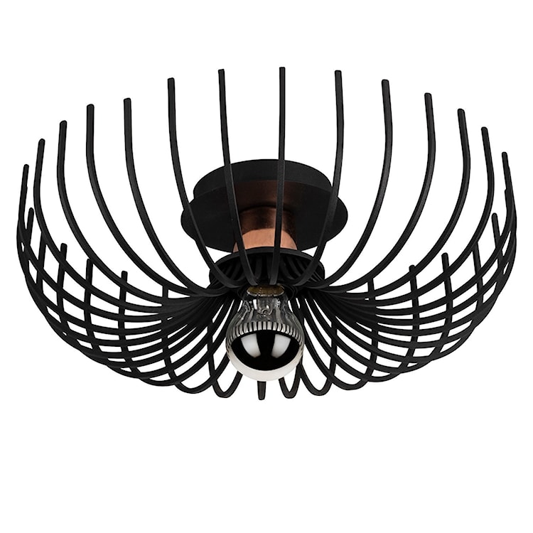 Lampa sufitowa Skyriblent czarna 