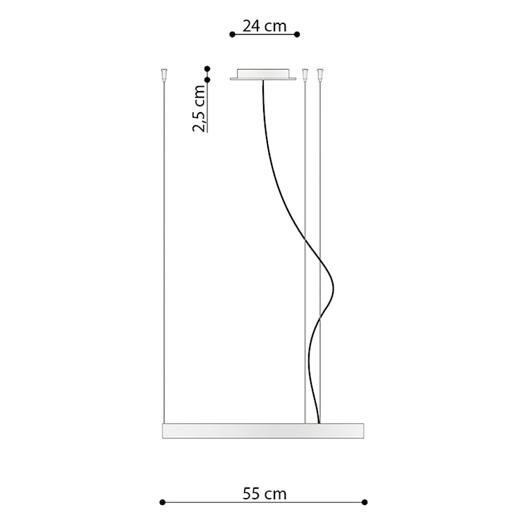 Żyrandol Retore średnica 55 cm 4000K biały  - zdjęcie 9