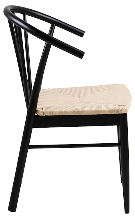 Krzesło drewniane Ruviatela dąb czarny  - zdjęcie 4