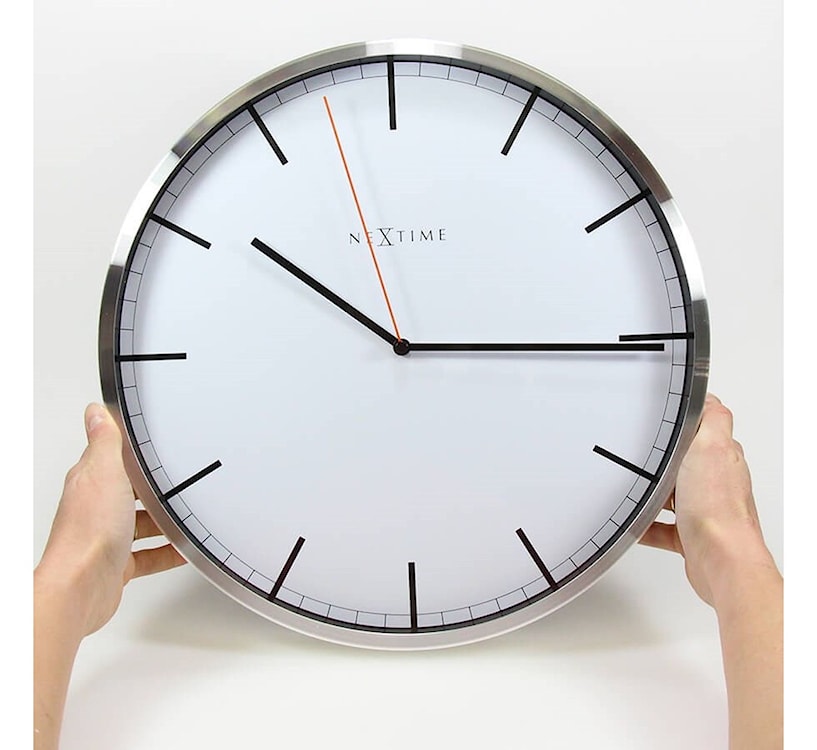 Zegar ścienny Company 35 cm biały  - zdjęcie 2