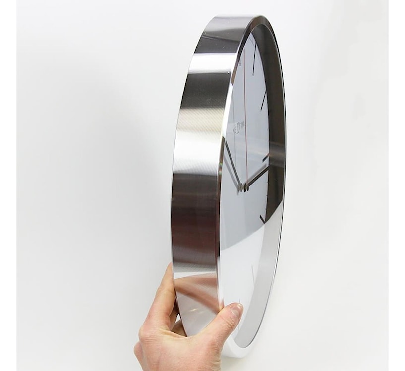 Zegar ścienny Company 35 cm biały  - zdjęcie 3