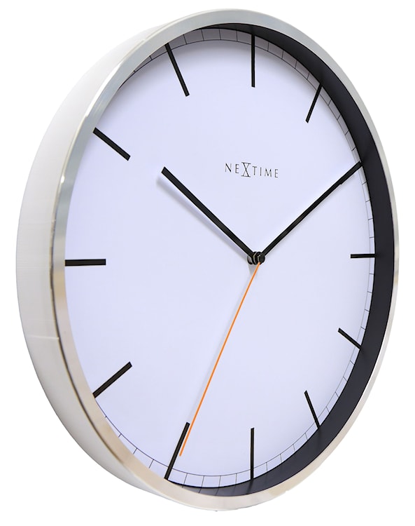 Zegar ścienny Company 35 cm biały  - zdjęcie 4