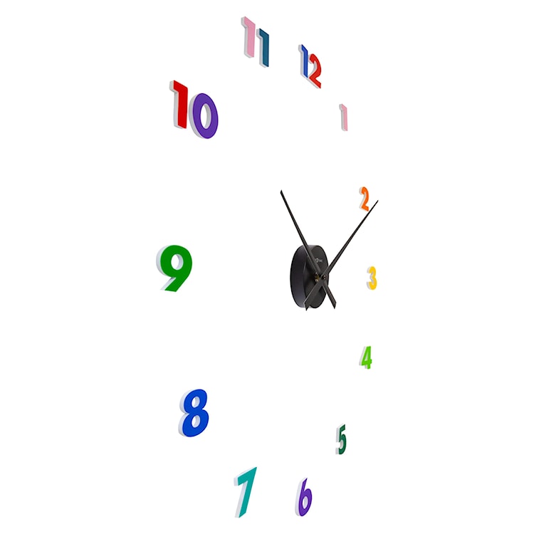 Zegar ścienny Hands 48 cm wielokolorowy  - zdjęcie 8