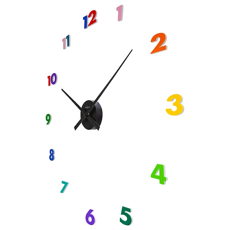 Zegar ścienny Hands 48 cm wielokolorowy  - zdjęcie 9