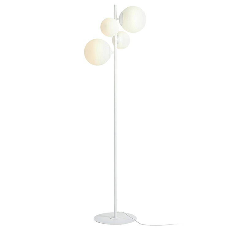 Lampa podłogowa Mauric 161 cm biała