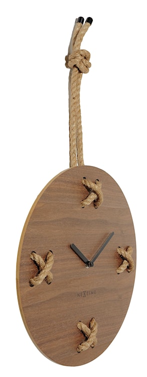 Zegar ścienny Stich 32 cm brązowy  - zdjęcie 2