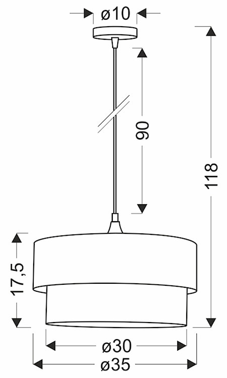 Lampa wisząca Scopello średnica 35 cm butelkowa zieleń  - zdjęcie 3