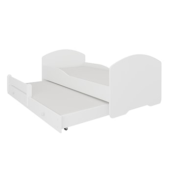 Łóżko dziecięce podwójne Blasius 160x80 cm białe