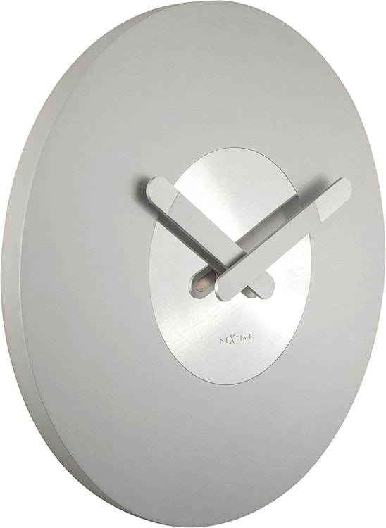 Zegar ścienny In Touch 40 cm srebrny  - zdjęcie 5