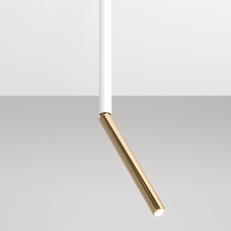 Lampa sufitowa Pipilo biała długość 55 cm  - zdjęcie 4