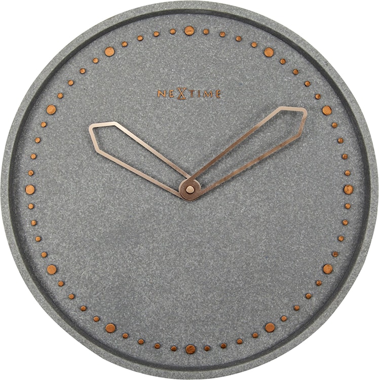 Zegar ścienny Cross 35 cm szary 