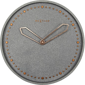 Zegar ścienny Cross 35 cm szary