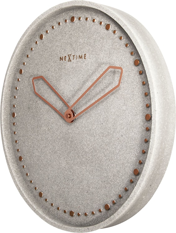 Zegar ścienny Cross 35 cm szary  - zdjęcie 4