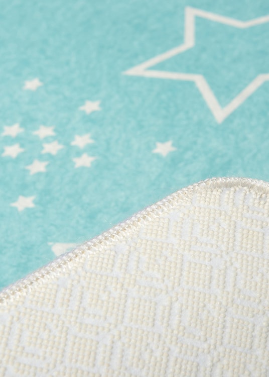 Dywan do pokoju dziecięcego Dinkley Gwiazdy niebieski 140x190 cm  - zdjęcie 4